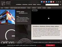 Tablet Screenshot of gebasatelier.cz